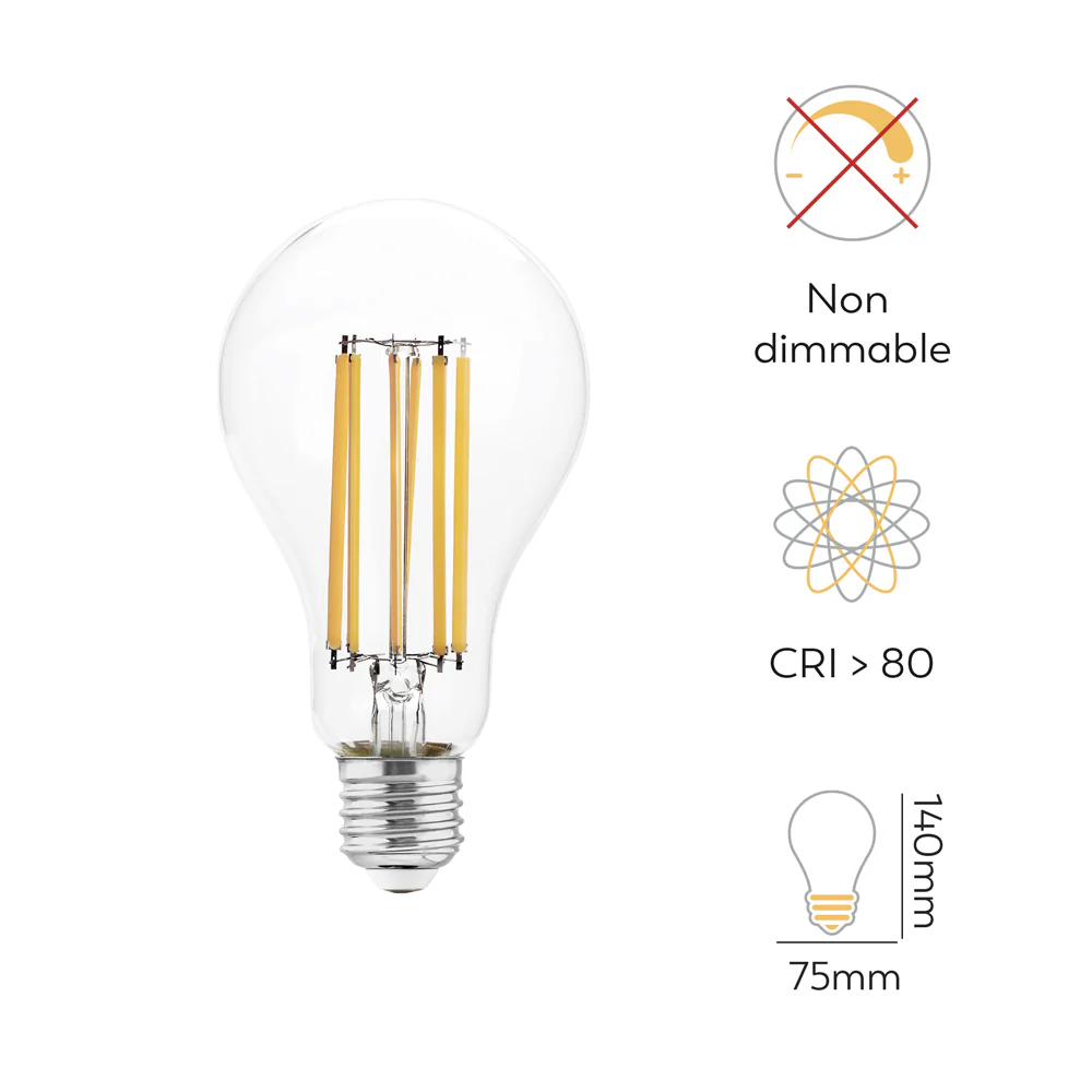 Bombilla Led Filamento Clear Estándar A75 E27 - Image 2