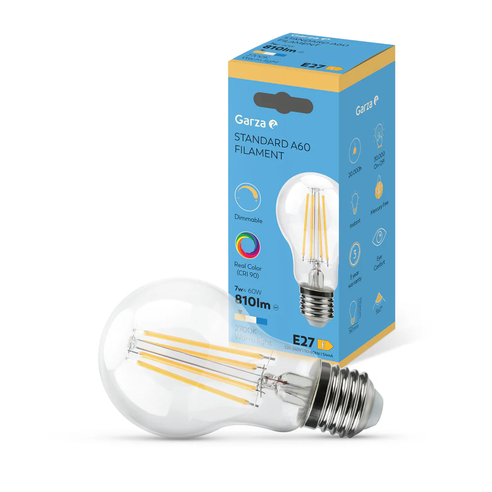 Bombilla Led Filamento Clear Estándard E27 Regulable Cri90 - Image 2