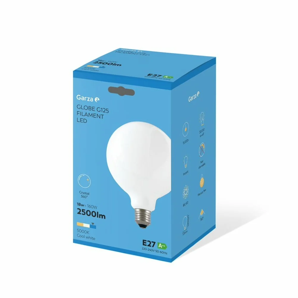 Bombilla Led Filamento Opal Globo G125 E27 Regulable - Image 5