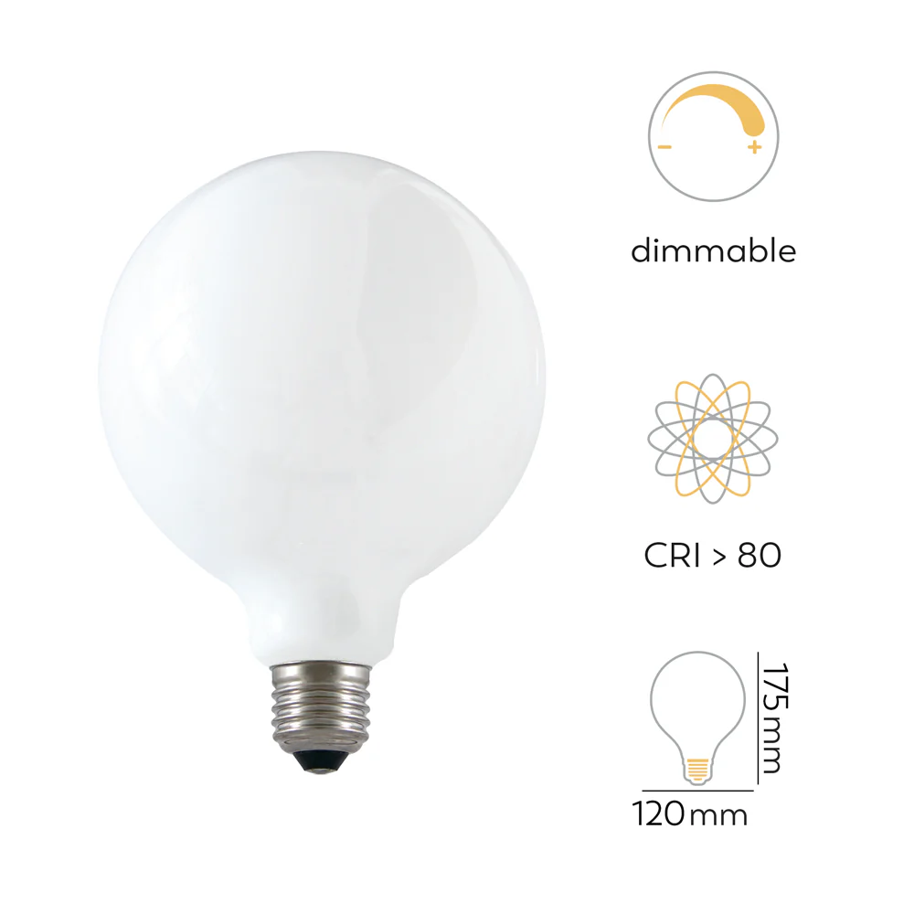 Bombilla Led Filamento Opal Globo G125 E27 Regulable - Image 7