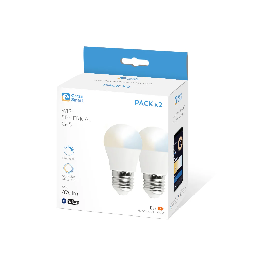 Bombilla Wifi Esférica Cct Regulable E27 - Image 3