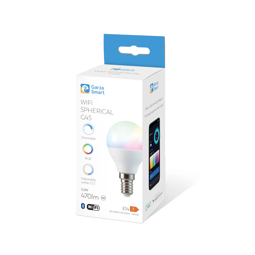 Bombilla Wifi Esférica E14 Rgb+Cct - Image 2