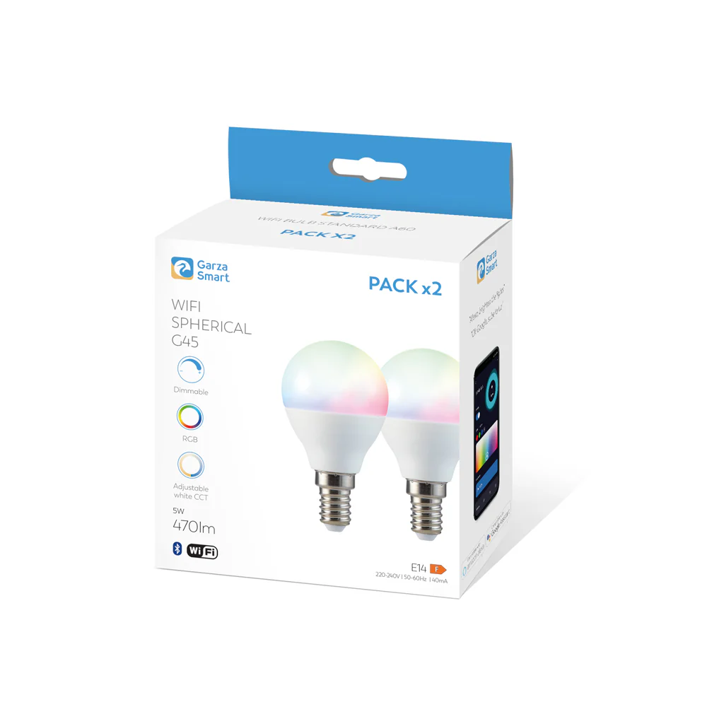 Bombilla Wifi Esférica E14 Rgb+Cct - Image 3
