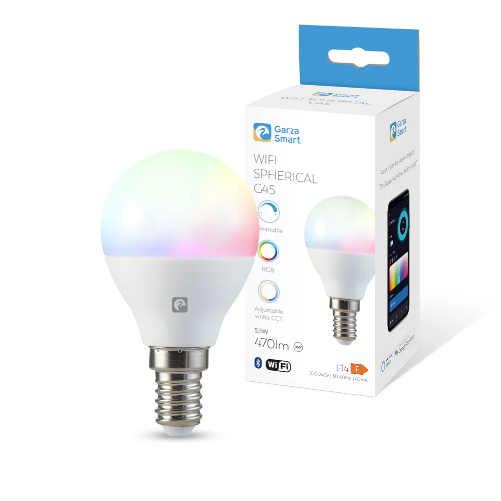 Bombilla Wifi Esférica E14 Rgb+Cct - Image 4