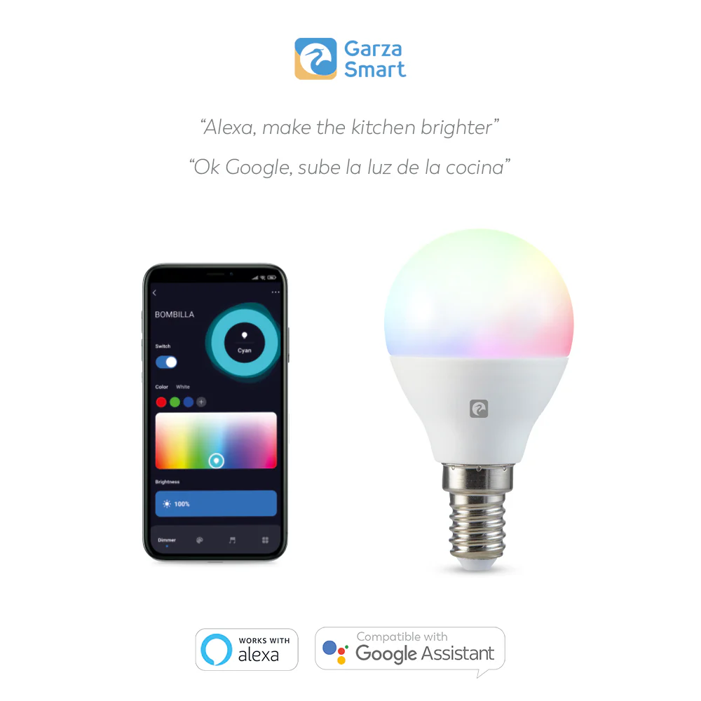Bombilla Wifi Esférica E14 Rgb+Cct - Image 6