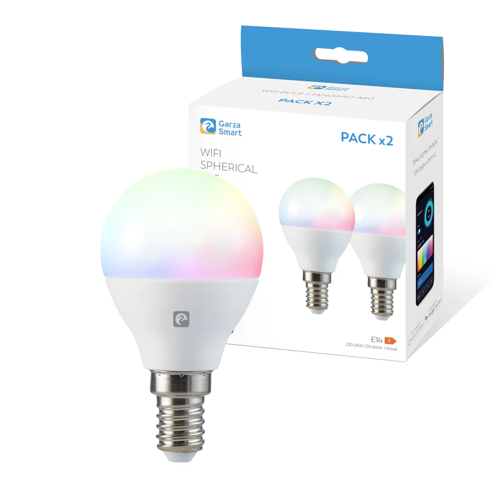 Bombilla Wifi Esférica E14 Rgb+Cct - Image 9