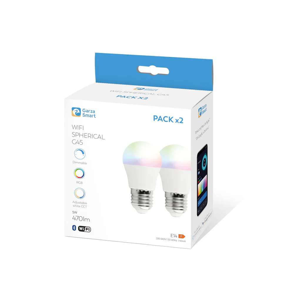 Bombilla Wifi Esférica E27 Rgb+Cct - Image 3