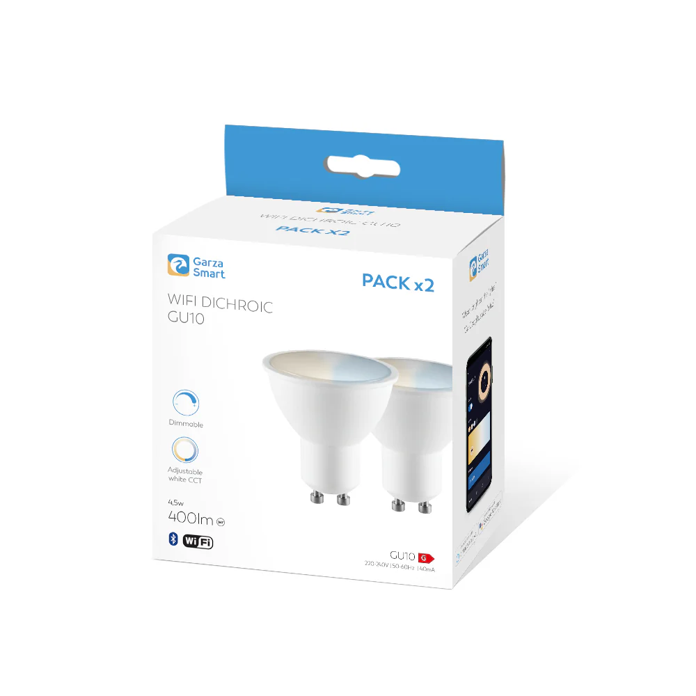 Bombilla Wifi Dicroica Gu10 Cct Regulable - Image 3