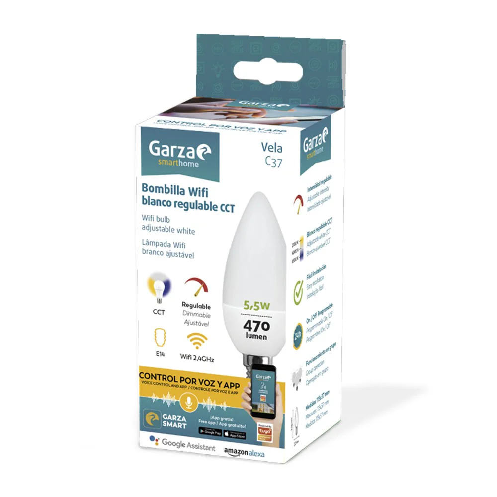 Bombilla Wifi Vela Cct Regulable E14 - Image 6