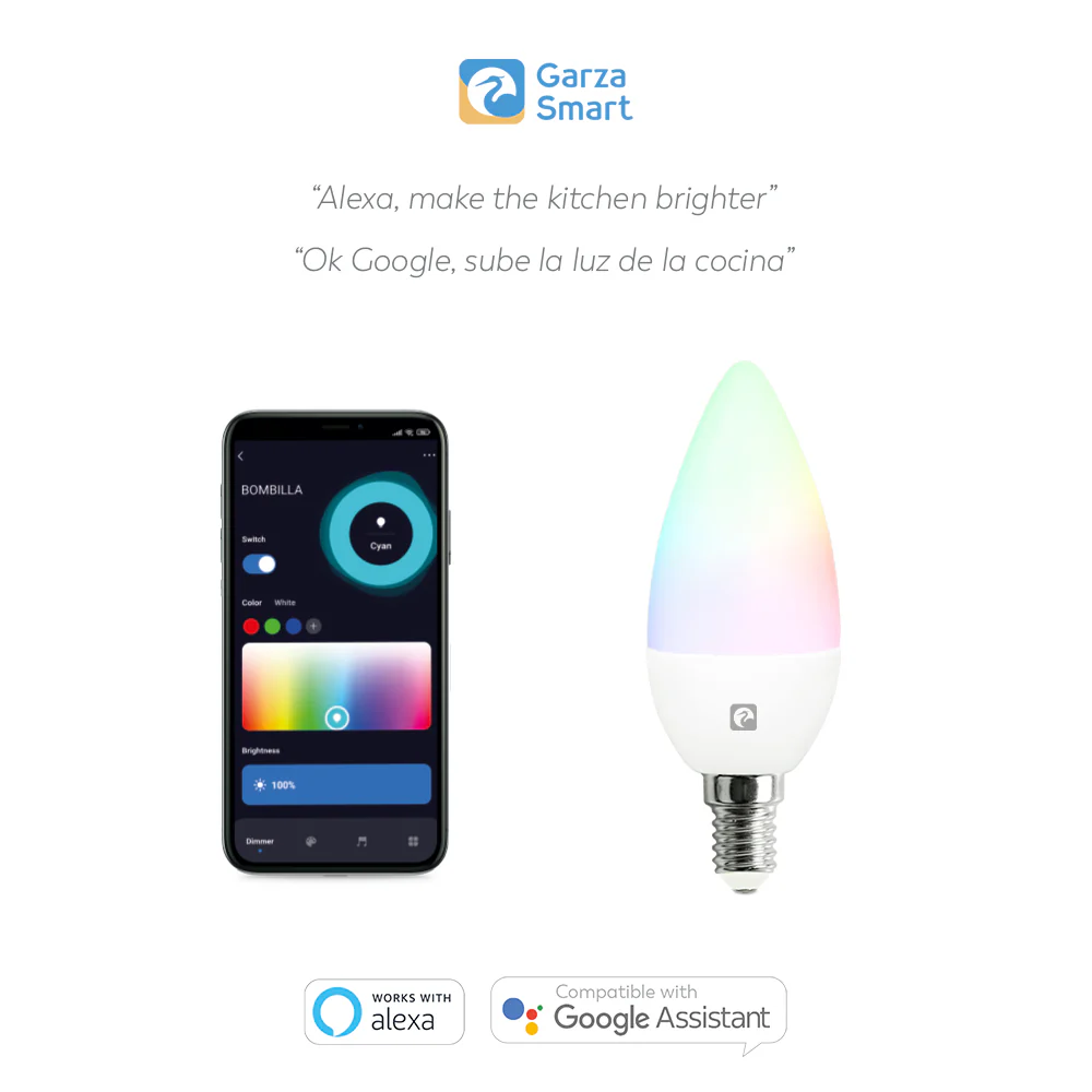 Bombilla Wifi Vela E14 Rgb+Cct - Image 5
