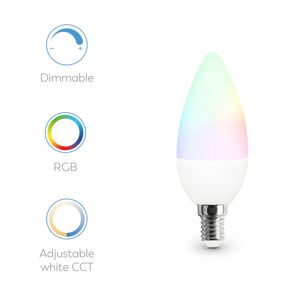 Bombilla Zigbee Vela Rgb Cct E14 - Image 3