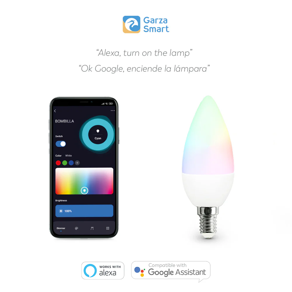 Bombilla Zigbee Vela Rgb Cct E14 - Image 4