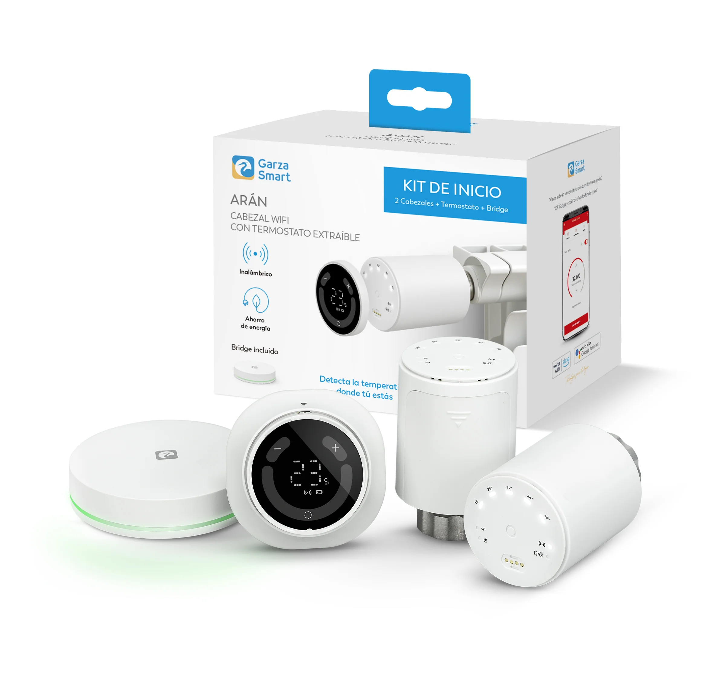 Cabezal termostático TRV WiFi Arán para radiadores y calefacción central - Image 4