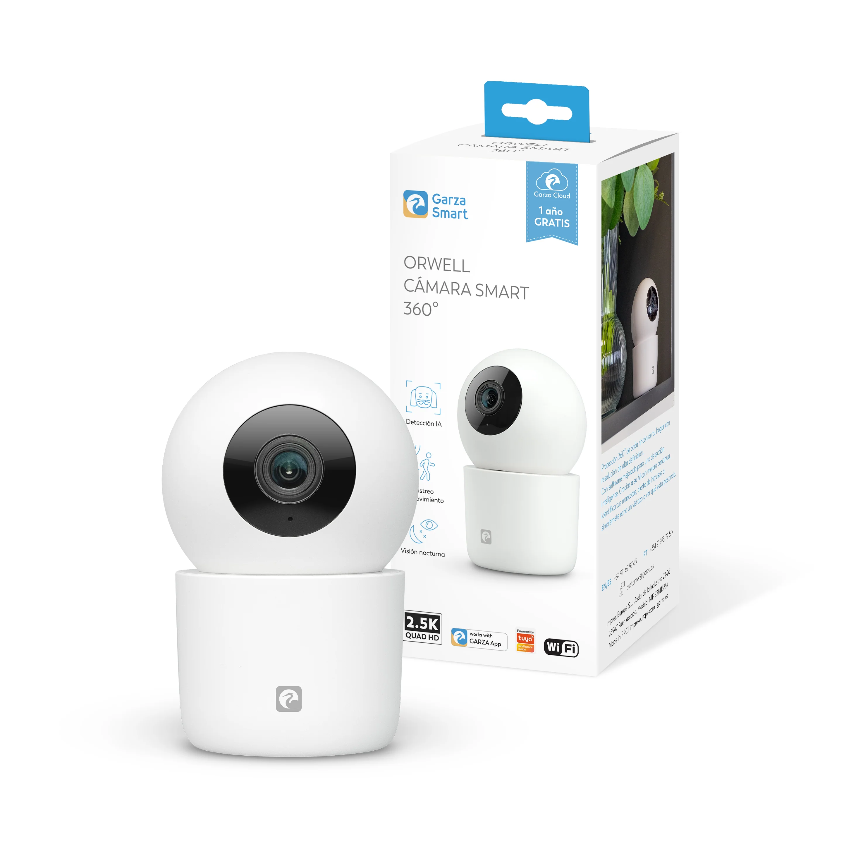 Orwell - Cámara Wifi Dual Band Interior 360º - Image 3