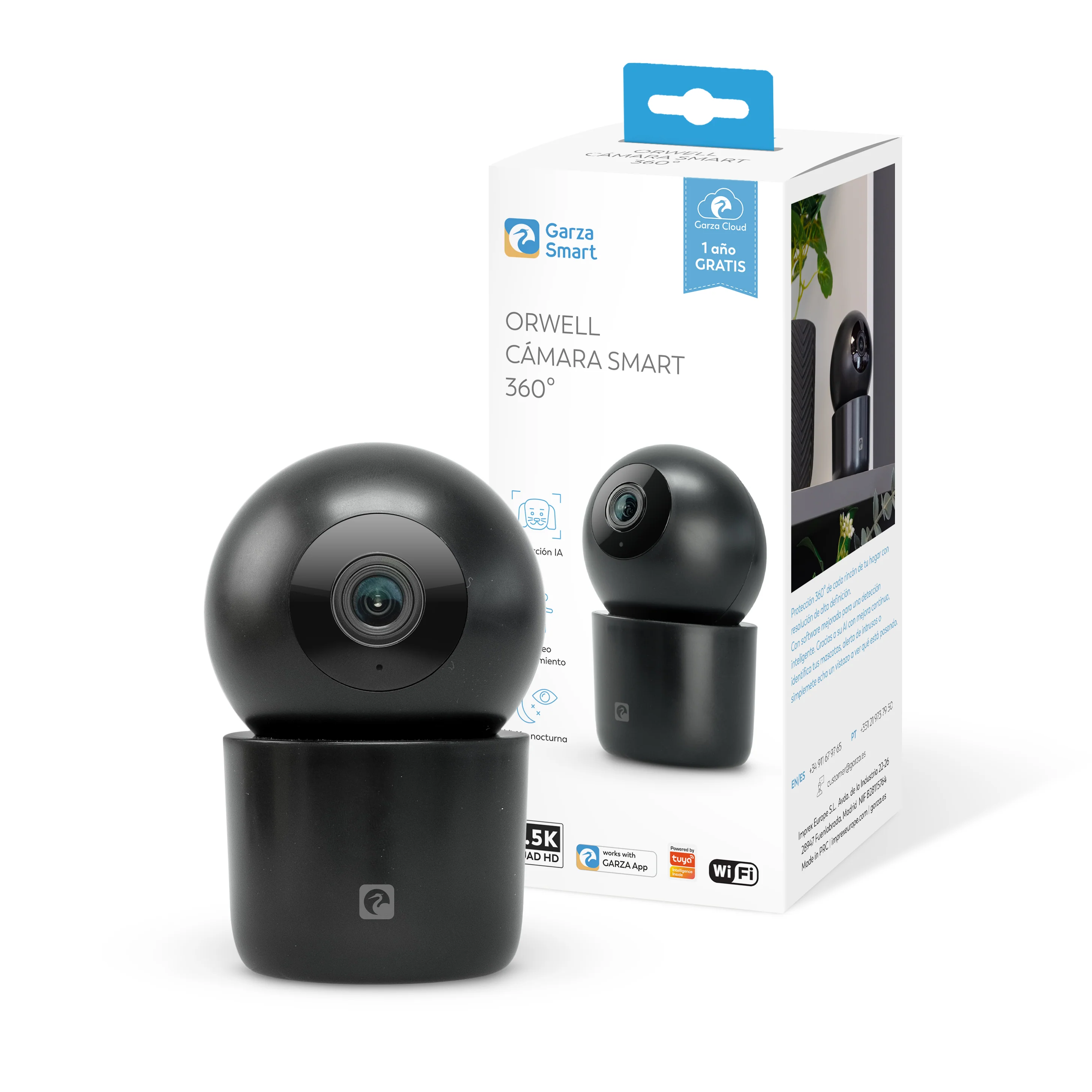 Orwell - Cámara Wifi Dual Band Interior 360º - Image 4