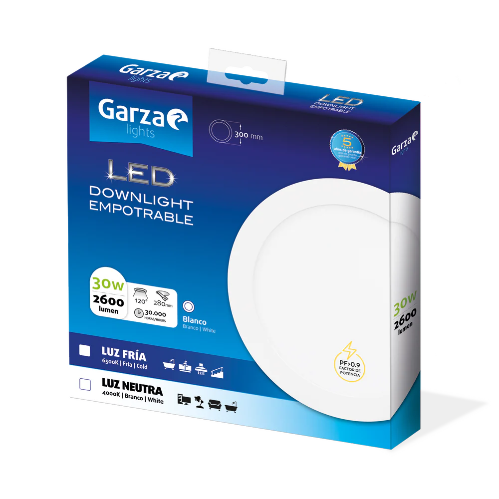 Downlight Empotrable Circular Extraplano Blanco - Image 12