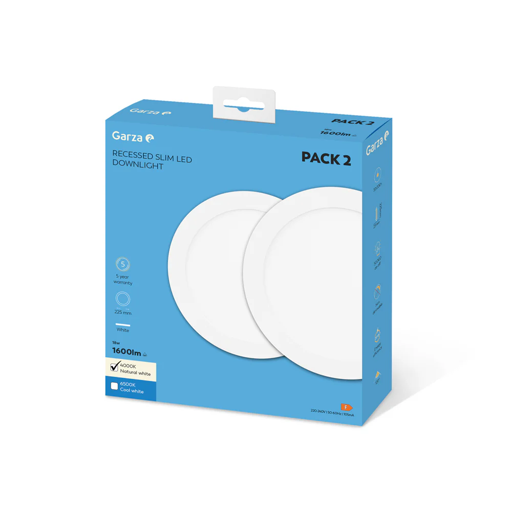 Downlight Empotrable Circular Extraplano Blanco - Image 4