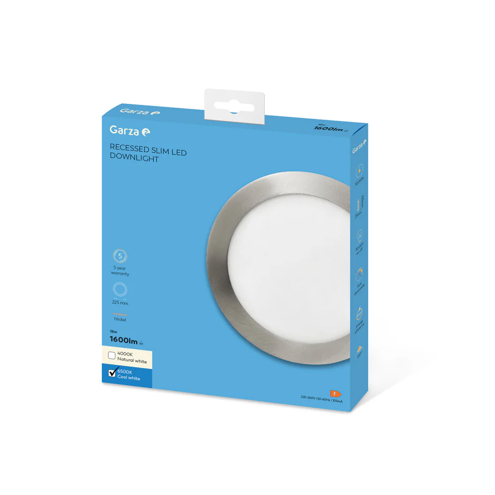 Downlight Empotrable Circular Extraplano Nickel - Image 180