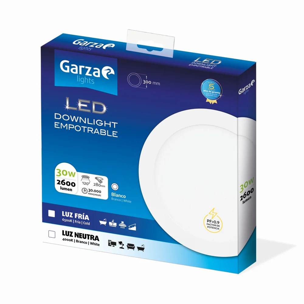 Downlight Empotrable Circular Extraplano Nickel - Image 181