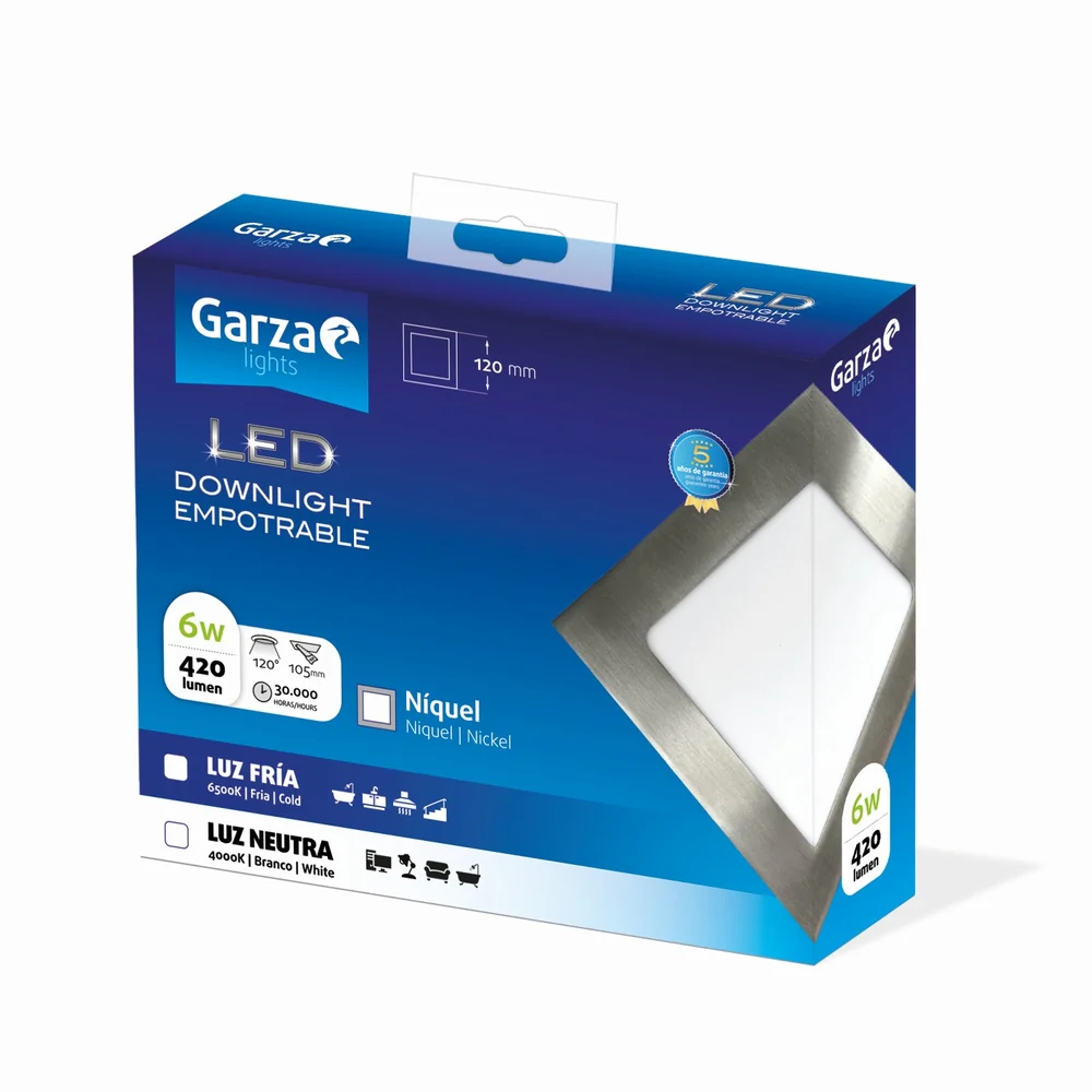 Downlight Empotrable Cuadrado Blanco - Image 85