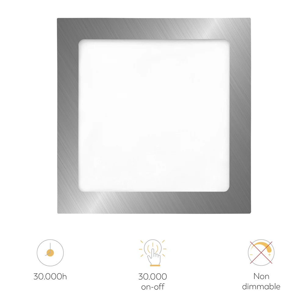 Downlight Empotrable Cuadrado Nickel - Image 8